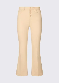 Pantaloni cropped a vita alta