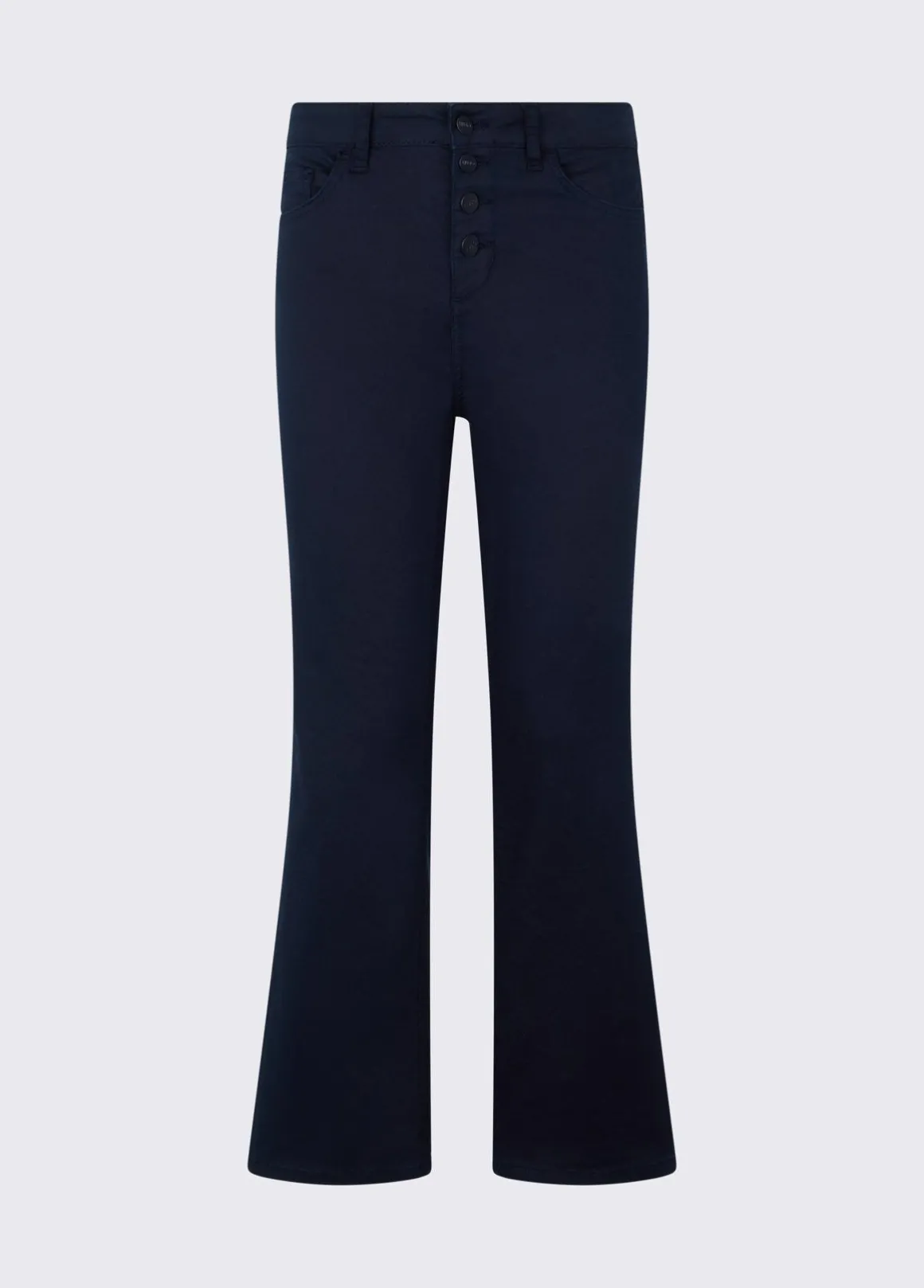 Pantaloni cropped a vita alta