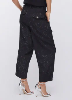 Pantaloni effetto wrinkle