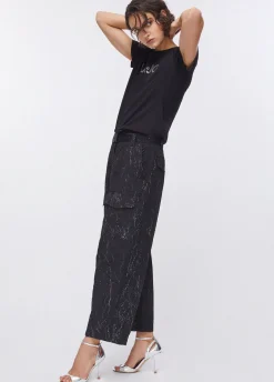 Pantaloni effetto wrinkle