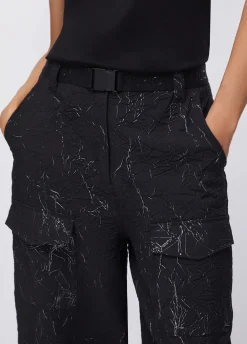 Pantaloni effetto wrinkle
