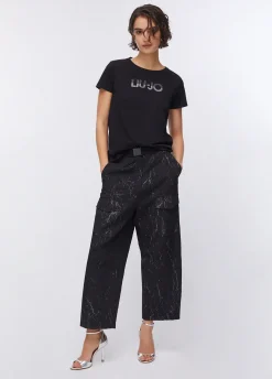 Pantaloni effetto wrinkle