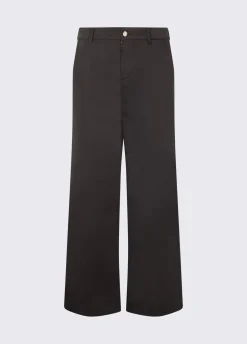 Pantaloni flare a vita alta