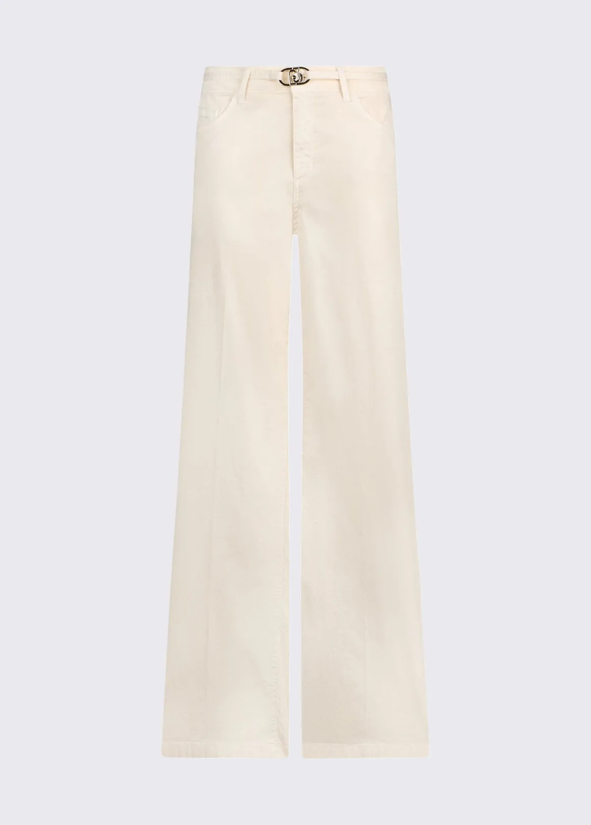 Pantaloni flare con cintura