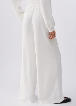 Pantaloni flare in scuba