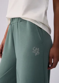 Pantaloni flare in scuba