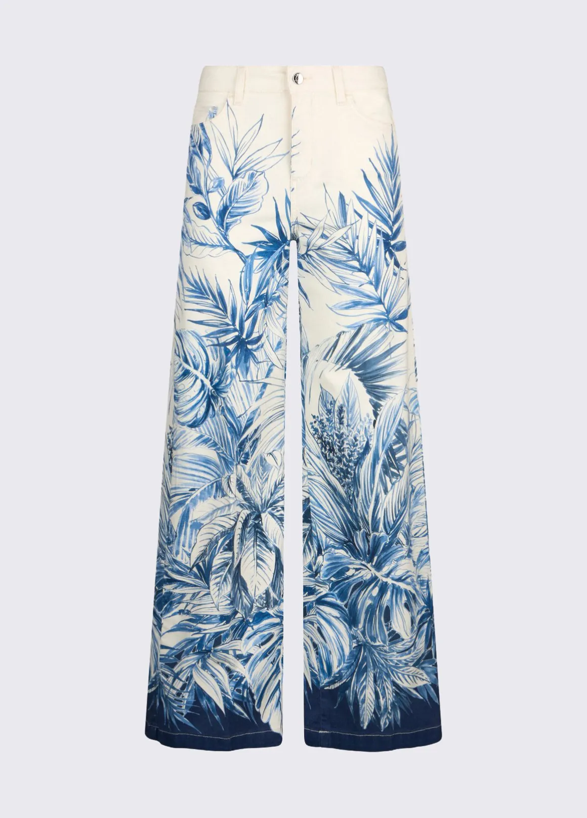 Pantaloni flare stampati