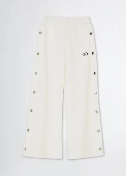 Pantaloni in felpa con bottoni