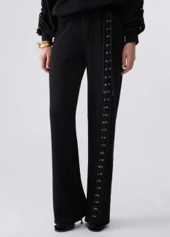 Pantaloni in felpa con stringhe