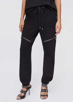 Pantaloni in felpa con zip