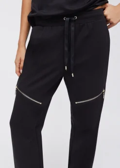 Pantaloni in felpa con zip
