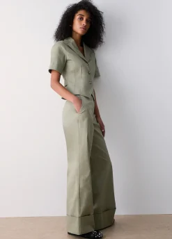 Pantaloni in gabardine