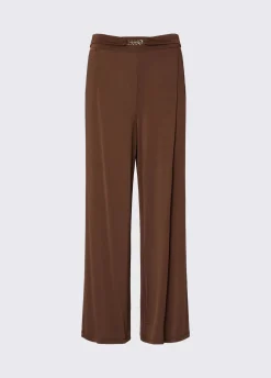 Pantaloni in jersey lucido