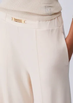 Pantaloni in jersey punto milano