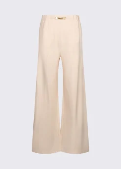 Pantaloni in jersey punto milano