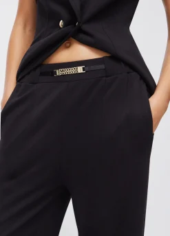 Pantaloni in jersey punto milano