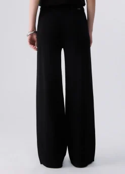 Pantaloni in maglia con stringhe