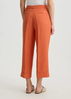 Pantaloni in misto lino