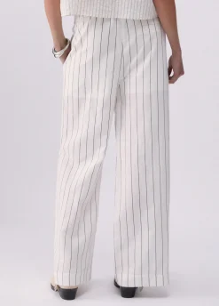 Pantaloni in misto lino
