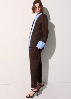 Pantaloni in misto lino