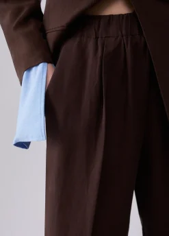 Pantaloni in misto lino