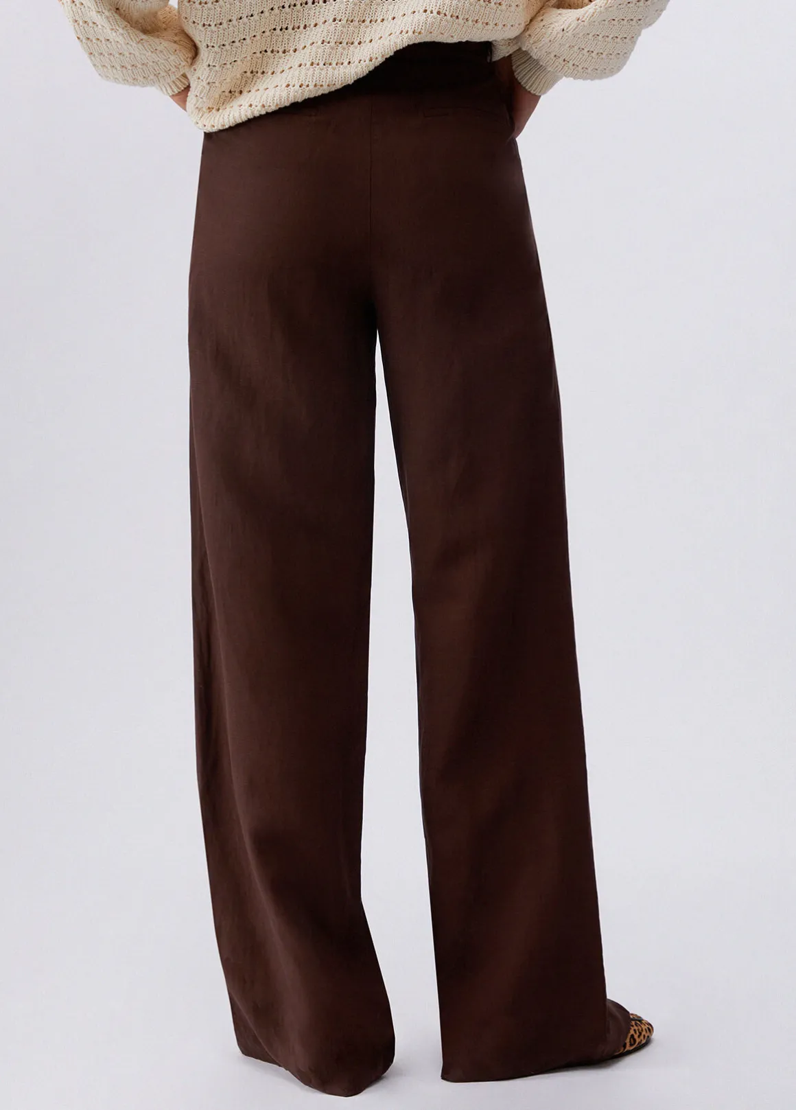 Pantaloni in misto lino