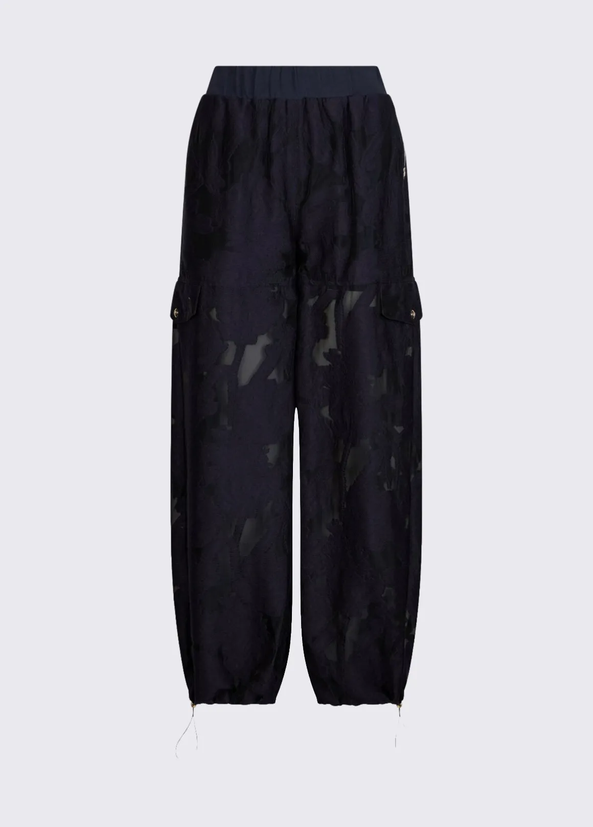 Pantaloni in organza jacquard