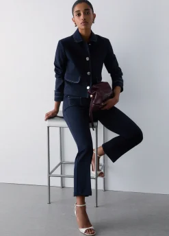 Pantaloni in punto milano