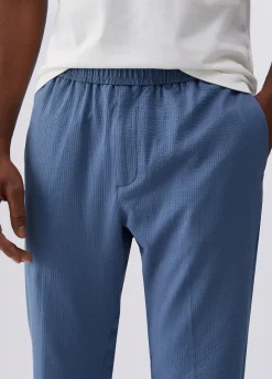 Pantaloni in seersucker