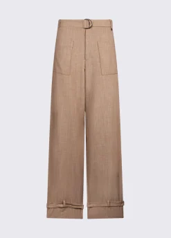 Pantaloni in tessuto mélange