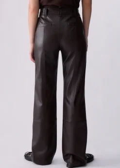 Pantaloni in tessuto spalmato