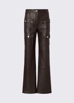 Pantaloni in tessuto spalmato