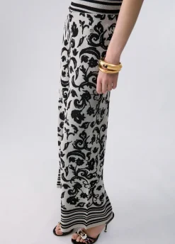 Pantaloni jacquard