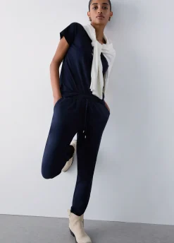 Pantaloni jogging in felpa
