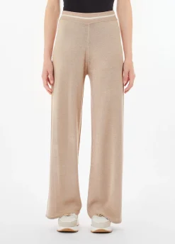 Pantaloni larghi in lurex®