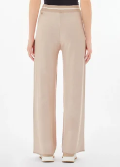 Pantaloni larghi in lurex®