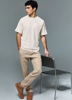 Pantaloni 100% lino