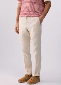 Pantaloni 100% lino