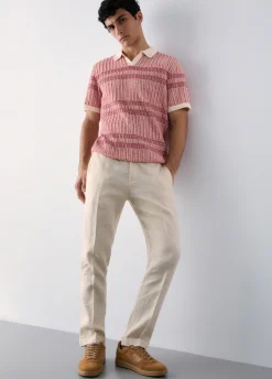 Pantaloni 100% lino
