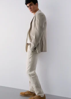 Pantaloni 100% lino