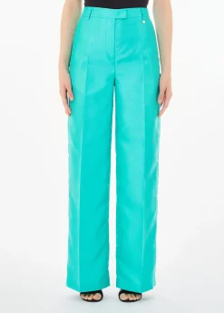 Pantaloni lunghi in shantung