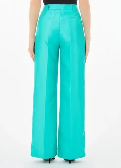 Pantaloni lunghi in shantung