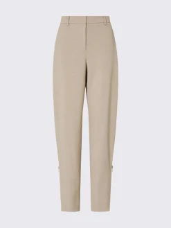 Pantaloni mélange con zip
