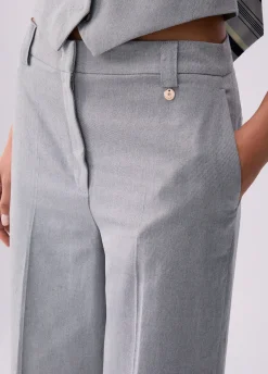Pantaloni mélange eleganti