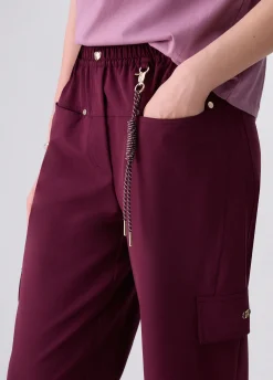 Pantaloni oversize con charm