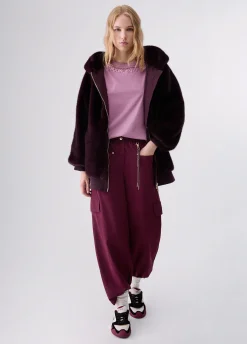 Pantaloni oversize con charm