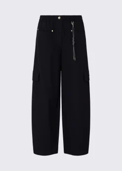 Pantaloni oversize con charm