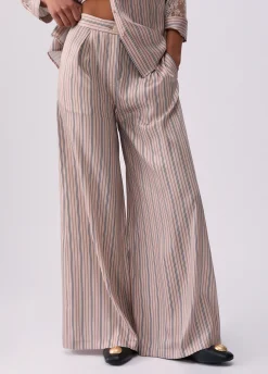Pantaloni palazzo a righe