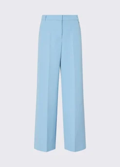 Pantaloni palazzo con doppio cintone