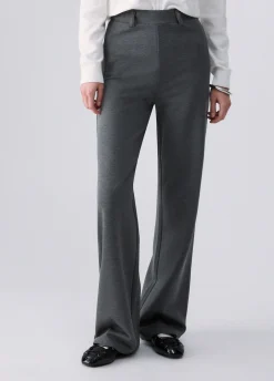 Pantaloni regular fit in punto milano